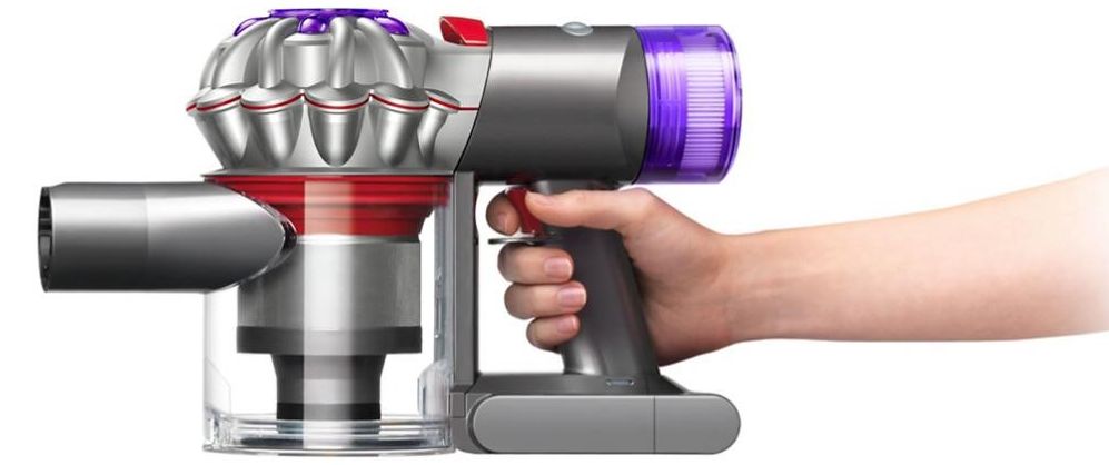 Dyson AKU ručný vysávač s rotačnou kefou Car+Boat 586120 strieborný 2